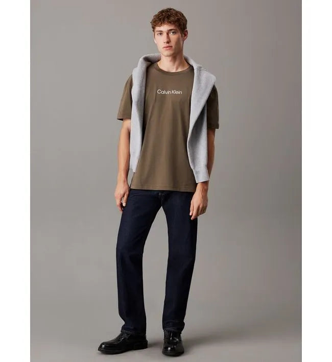 
                      
                        Camiseta de algodón orgánico con logo- Calvin Klein
                      
                    