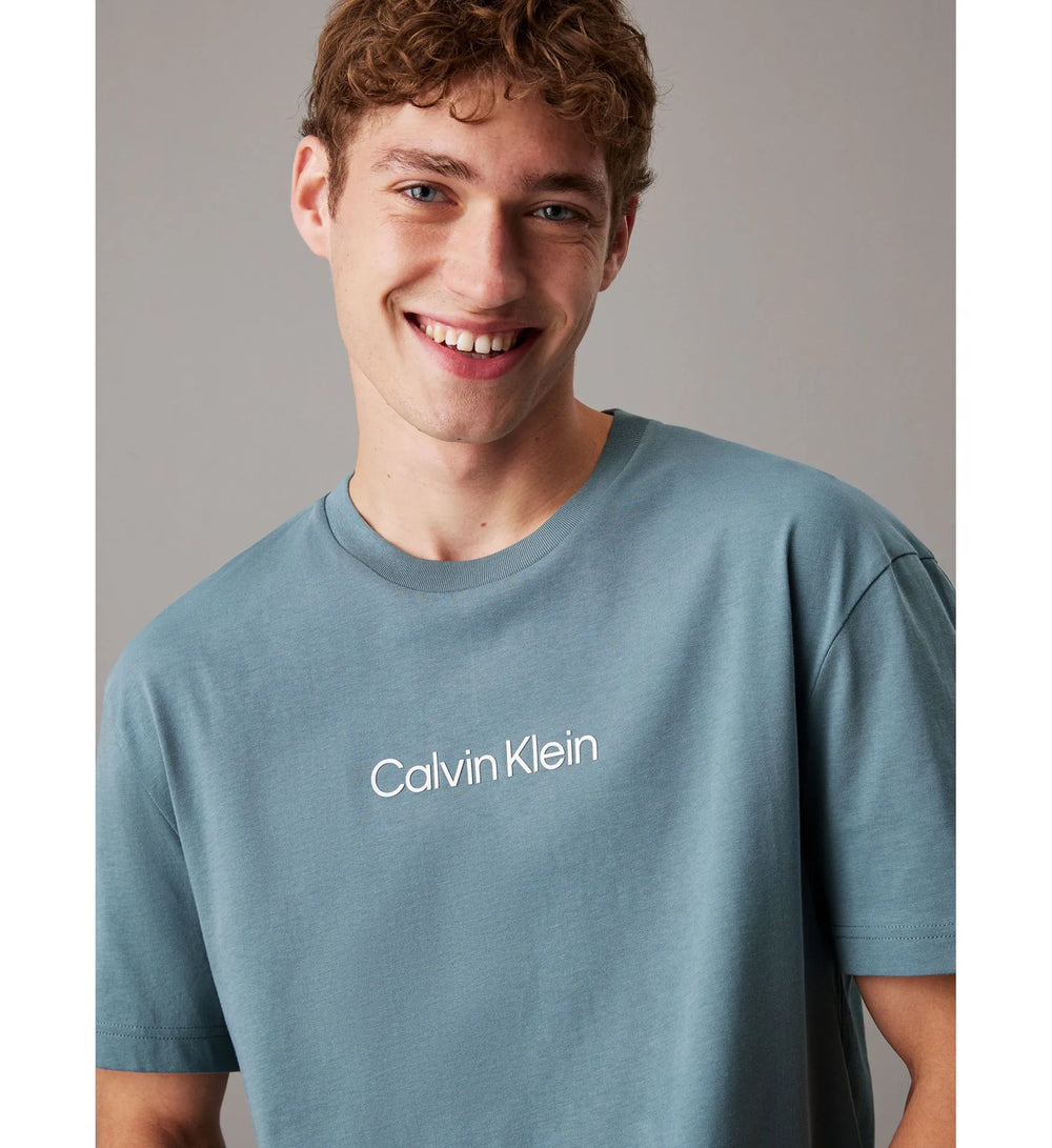 Camiseta de algodón orgánico con logo